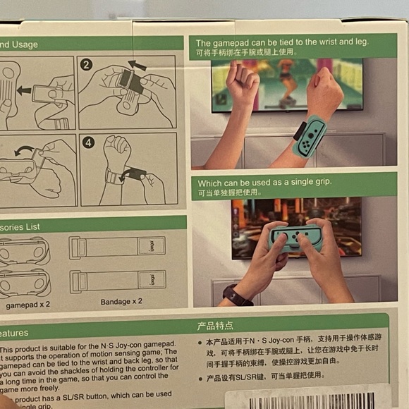 Ninendo Switch Controler Joy-Con Wrist Straps - Picture 2 of 5